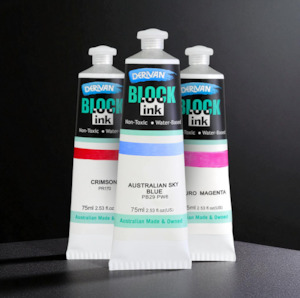 Printing Supplies: Derivan Block Printing Inks