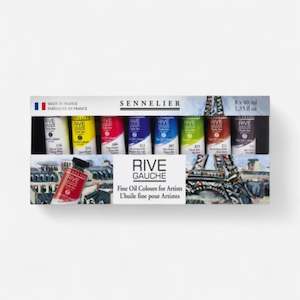 Sennelier Rive Gauche Fine Oils Set of 8 tubes