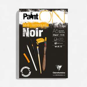 Clairefontaine PaintON Mixed Media Multi-Techniques Paper Pad 250gsm