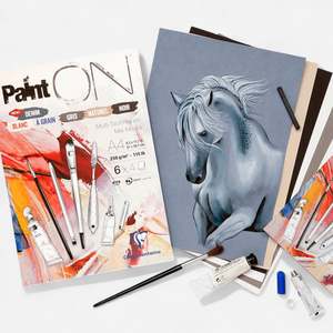 Clairefontaine PaintON Mixed Media Assorted Paper Pad 250gsm