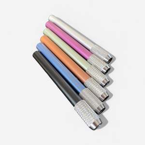 Colour Pencils: Pencil Holder & Extender - Metal with Knurled Twist function