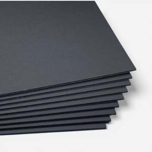 Studio: Black Mountboard Card A2