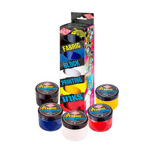 Essdee Fabric Block Printing Ink Set of 5