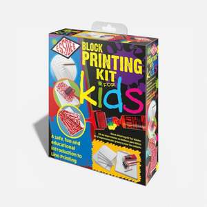 Printing Supplies: Essdee Block Printing Kit for Kids