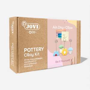 Jovi DIY Pottery Clay Kit - Air-Dry & Clips