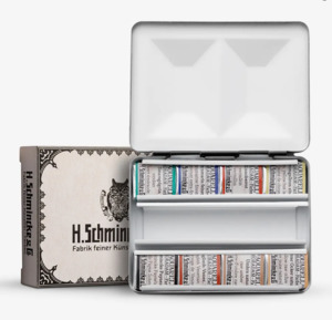 Paint: Schminke Horadam Retro Set - Watercolour 8 half-pan set - Limited Edition