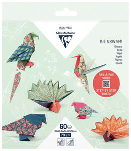 Clairefontaine Origami Kit 60sheets - Birds
