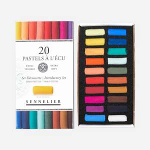 Sennelier L'Ecu Soft Pastels - Half Pastel 20 Introductory Set