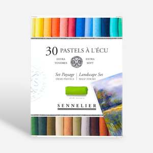 Sennelier L'Ecu Soft Pastels - Half Pastel 30 Landscape Set
