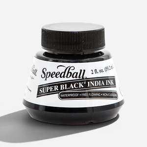 Speedball Super Black India Ink