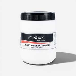 Acrylic Medium: Atelier Liquid Gesso Primer 1 Litre
