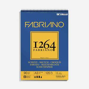 Paper: Fabriano 1264 Schizzi Spiral Sketch Paper Pad