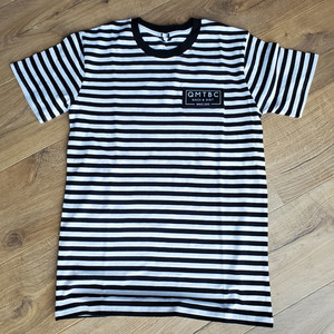 Products: QMTBC patch striped tee QMTBC