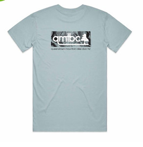 Products: QMTBC Topo Logo Tee - Pale Blue QMTBC