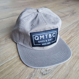 QMTBC Bikes & Dirt 6 panel soft cap - coffee QMTBC