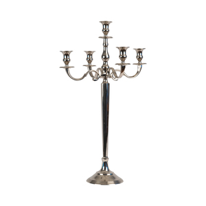 5-Arm Candelabra - Silver » Queenstown Wedding Hire