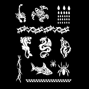 Best Sellers: Chroma Tattoo Stencils
