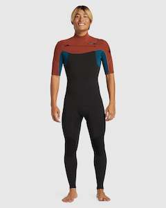 Mens Fullsuits: Mens 2/2mm Everyday Sessions Short Sleeve Springsuit
