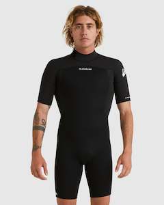 Mens Springsuits: Mens 2/2mm Prologue Short Sleeve Back Zip Springsuit