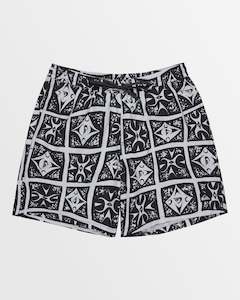 Mens Boardshorts Elastic Waist: Mens Everyday Mix 17" Swim Shorts