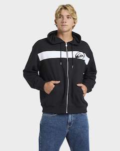 Mens Jumpers: Mens Tilt Panel Zip Up Hoodie