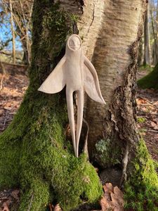 Original Sculptures: Lechuza White Owlman