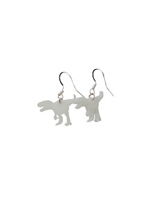 Jewellery: White Dino Dangles