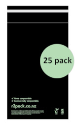 Compostable Courier Bags: Small Packs Compostable Courier Bag (packs of 25)