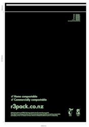 Compostable Courier Bags: Compostable Courier Bag A2 450x610mm (pack of 100)