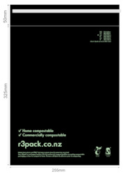 Compostable Courier Bags: Compostable Courier Bag A4 250x325mm (pack of 100)