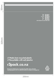 Recycled Courier Bag A4 250x325mm (pack of 100)