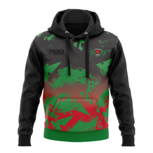 Rangataua Rugby Football Club - Green Sublimated Hoodie