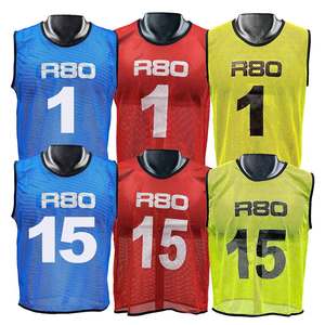 Junior Bibs: 1-15 Numbered Training Bib Sets