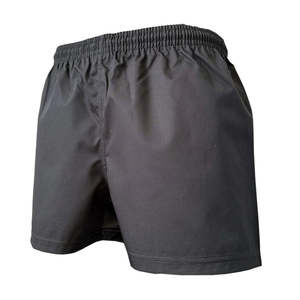 Stock Rugby Shorts: Black Rugby Shorts