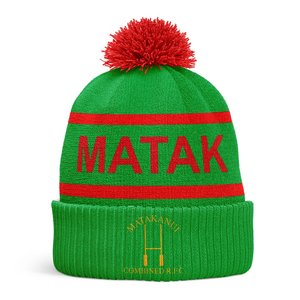 Matakanui Rugby Club Pom Pom Beanie