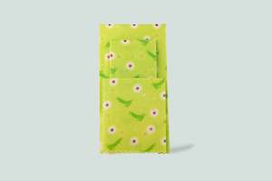 RabbitRabbit Eco Beeswax Wraps "Bunnies In The Daisies"