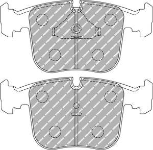 Ferodo Ds2500 Brake Pads FCP856R BMW (E31) 840 i (E31) Front