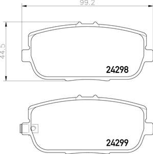 Mintex Racing brake pads MDB2772 Mazda MX-5 ND - rear