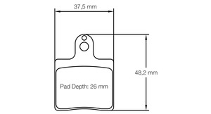 Pagid Go Kart Pads: PAGID Go Kart Pads - CRG/GP KZ & DD2 Front & Minikart Rear
