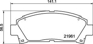 Motorsport: Mintex Racing brake pads MDB1684 Toyota Celica, Corolla front