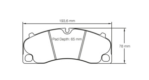 Pagid Ceramic brake pads U4908 Porsche 718 Various, 991 Carrera various front