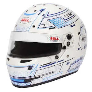 Kart Helmets: Bell Helmet RS7K Stamina White/Blue $1435.00 PLUS GST
