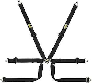 Harnesses And Restraints: OMP Harness Tecnica 2 Formula Black