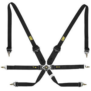 OMP Harness One Saloon 3+2 Endurance Black