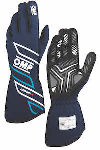 One S Gloves - Navy Blue/Cyan 2025