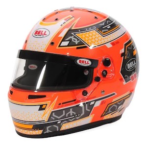Kart Helmets: Bell Helmet RS7K Stamina Orange