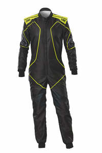 OMP Suit KS3X ART Style 2 Black/Fluro Yellow