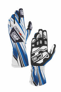 OMP Gloves KS4 White/Blue