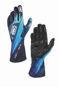 OMP Gloves KS4 Black/Cyan
