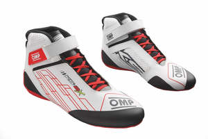 OMP Boots KS2X White/Red MY2026